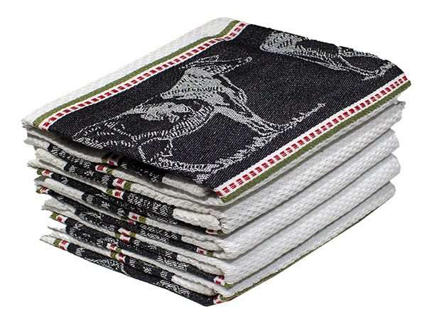 Bunty's Kitchen Towel - Design 2026 - 050x070cms - (05 Pc Pack) - Animals