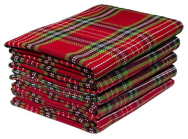 Bunty's Kitchen Towel - Design 2028 - 040x065cms - (05 Pc Pack) - Checks
