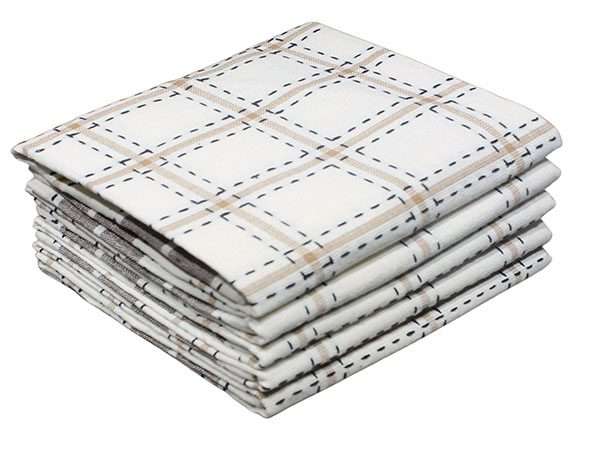 Bunty's Kitchen Towel - Design 2061 - 050x075cms - (05 Pc Pack) - Big Checks