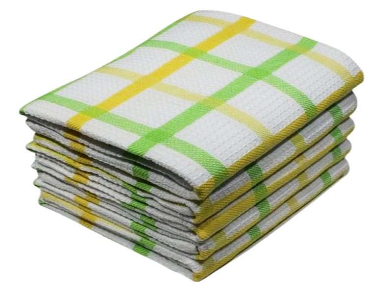 Bunty's Kitchen Towel - Design 2003 - 040x070cms - (05 Pc Pack) - Big Checks