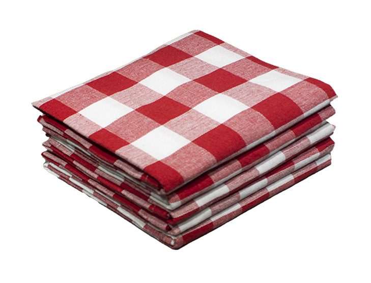 Bunty's Kitchen Towel - Design 2094 - 040x060cms - (05 Pc Pack) - Big Checks