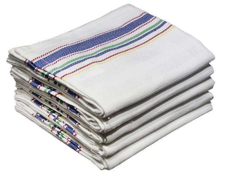 Bunty's Kitchen Towel - Design 2113 - 053x073cms - (05 Pc Pack) - Stripes