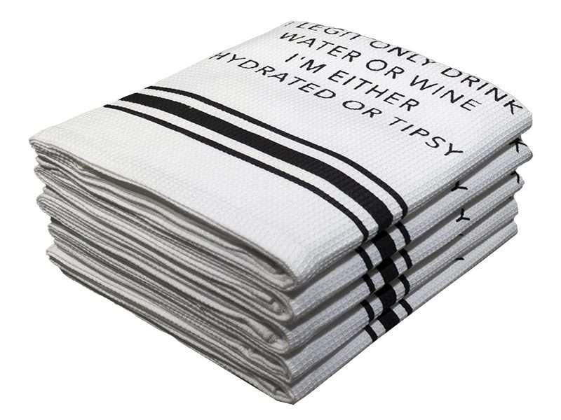 Bunty's Kitchen Towel - Design 2074 - 045x070cms - (05 Pc Pack) - Quotes