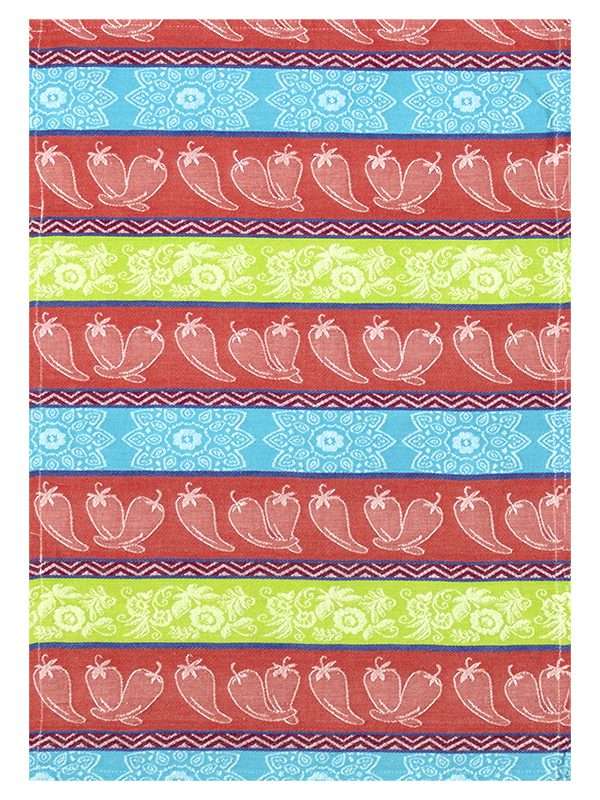 Bunty's Kitchen Towel - Design 2128 - 048x073cms - (05 Pc Pack) - Chilli Pepper