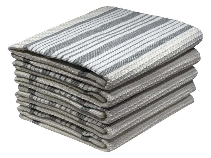 Bunty's Kitchen Towel - Design 2180 - 046x068cms - (05 Pc Pack) - Stripes