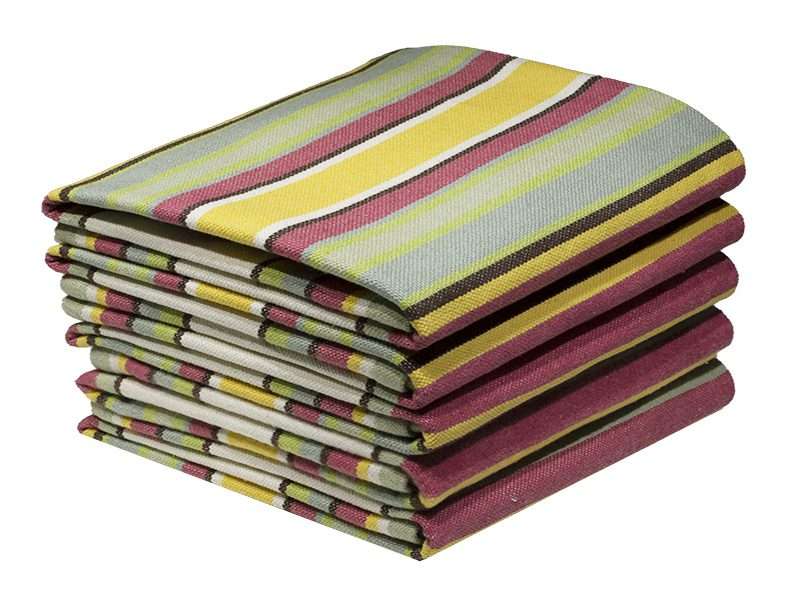 Bunty's Kitchen Towel - Design 2187 - 052x072cms - (05 Pc Pack) - Multi Stripes