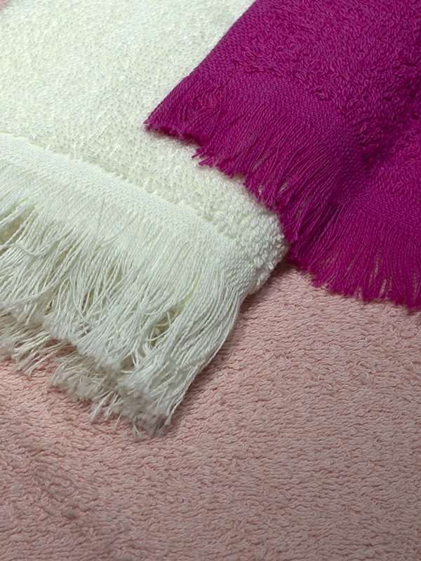 Bunty's Fringe Guest Towel 380GSM - 030x050cms - 03 Piece Pack - Assorteds