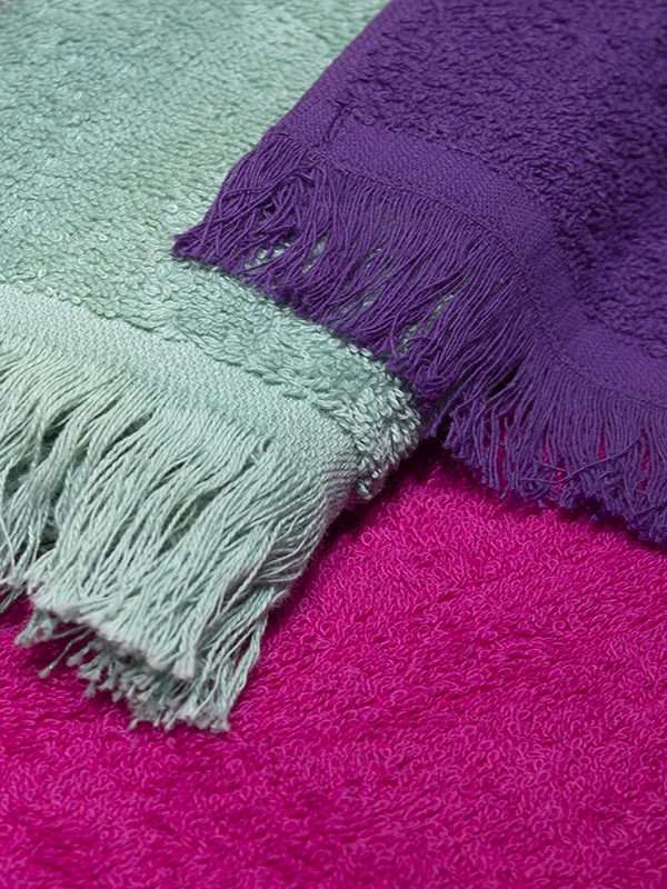 Bunty's Fringe Guest Towel 380GSM - 030x050cms - 03 Piece Pack - Assorteds