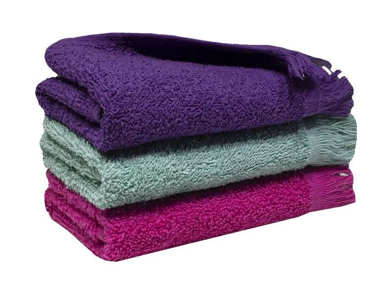 Bunty's Fringe Guest Towel 380GSM - 030x050cms - 03 Piece Pack - Assorteds