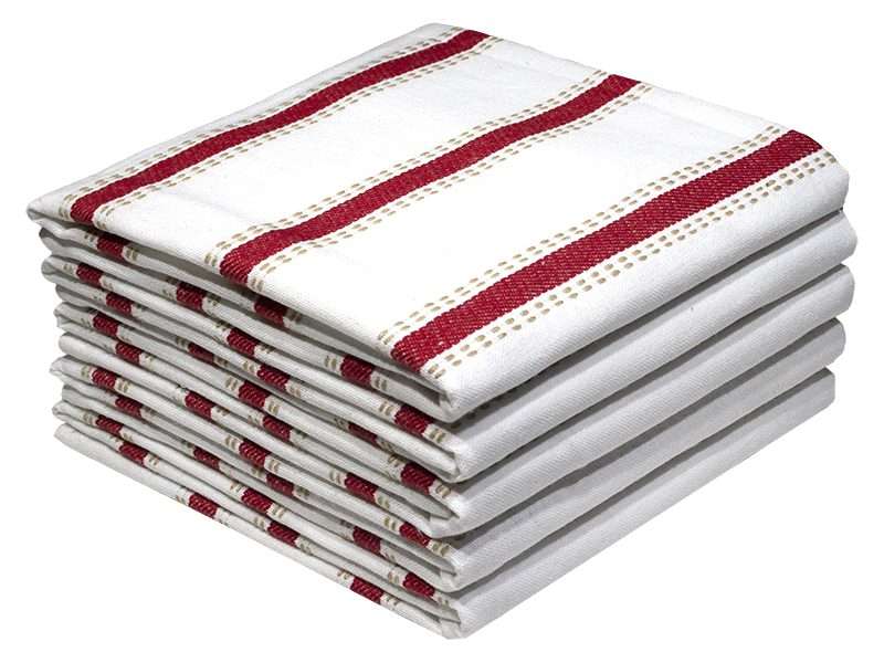 Bunty's Kitchen Towel - Design 2050 - 050x070cms - (05 Pc Pack) -Stripe