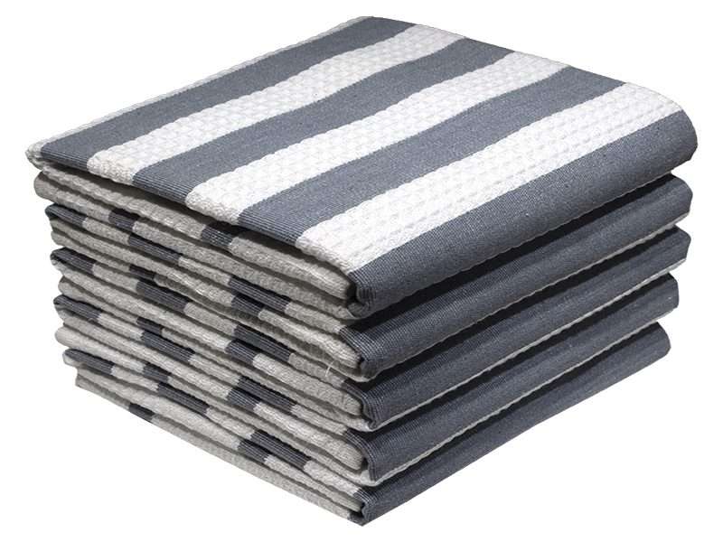 Bunty's Kitchen Towel - Design 2072 - 045x070cms - (05 Pc Pack) - Stripes
