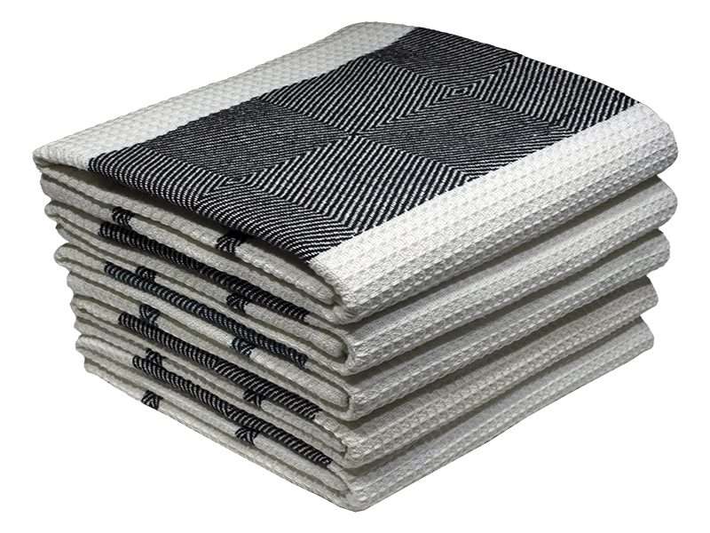 Bunty's Kitchen Towel - Design 2289 - 055x080cms - (05 Pc Pack) - Thick Stripes