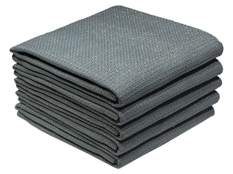 Bunty's Kitchen Towel - Design 2306 - 055x070cms - (05 Pc Pack) - Plain with Glitters