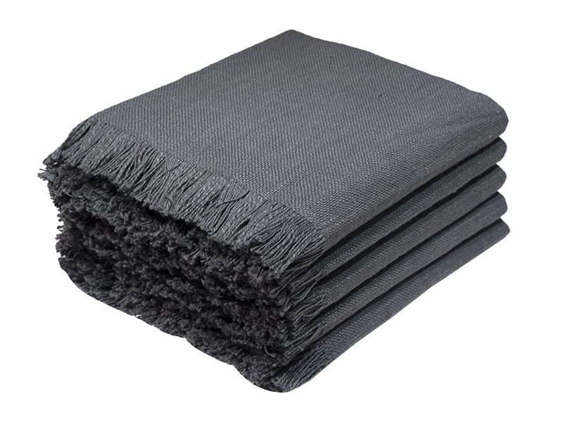 Bunty's Kitchen Towel - Design 2012 - 050x075cms - (05 Pc Pack) - Plain Fringe