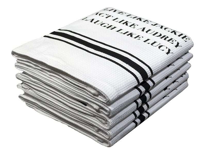 Bunty's Kitchen Towel - Design 2074 - 045x070cms - (05 Pc Pack) - Quotes