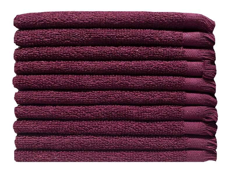 Bunty's Recycled Yarn - Ocean's 380GSM - Fringe Towels 033x050cms - 6 Colours - 10 Pc Pack