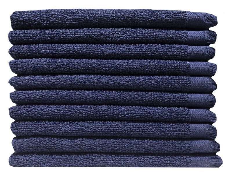 Bunty's Recycled Yarn - Ocean's 380GSM - Fringe Towels 033x050cms - 6 Colours - 10 Pc Pack