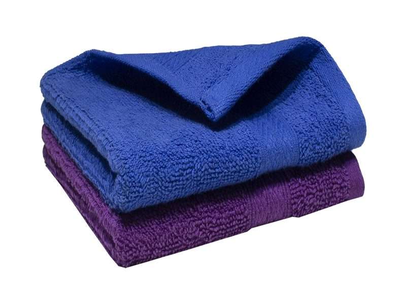 Bunty's Plush Guest Towel 450GSM - 030x050cms - 02 Piece Pack - Assorteds