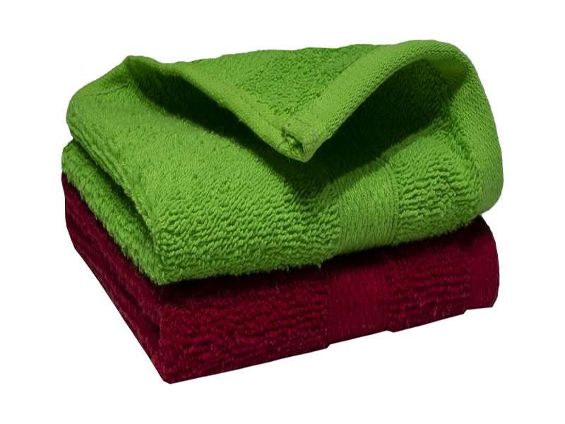 Bunty's Plush Guest Towel 450GSM - 030x050cms - 02 Piece Pack - Assorteds