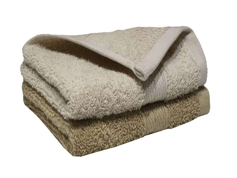 Bunty's Plush Guest Towel 450GSM - 030x050cms - 02 Piece Pack - Assorteds