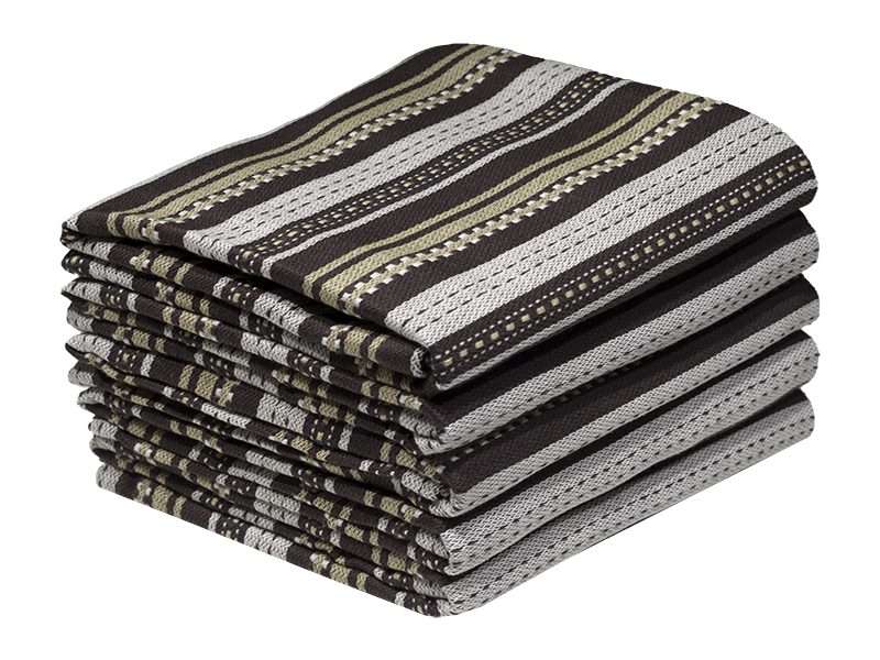 Bunty's Kitchen Towel - Design 2049 - 050x070cms - (05 Pc Pack) - Stripes