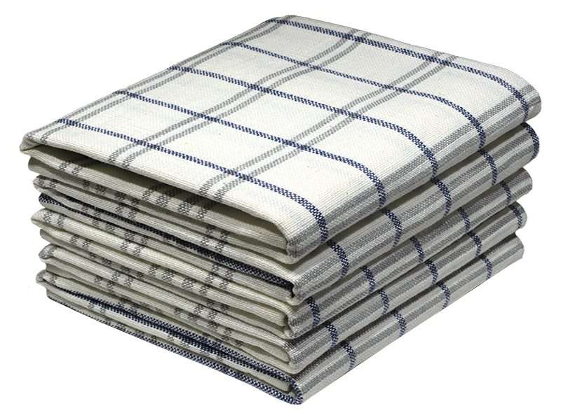 Bunty's Kitchen Towel - Design 2327 - 050x070cms - (05 Pc Pack - Checks - Victoria Blue