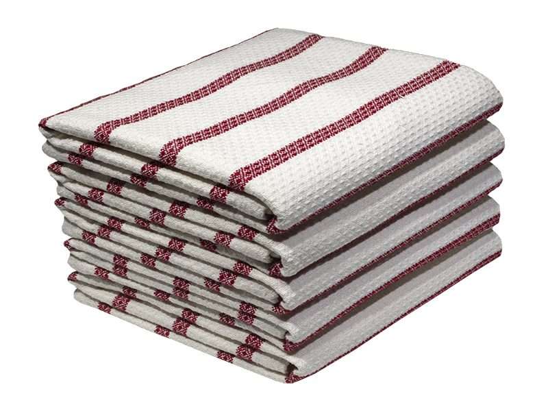 Bunty's Kitchen Towel - Design 2424 - 047x071cms - (05 Pc Pack) - Stripes