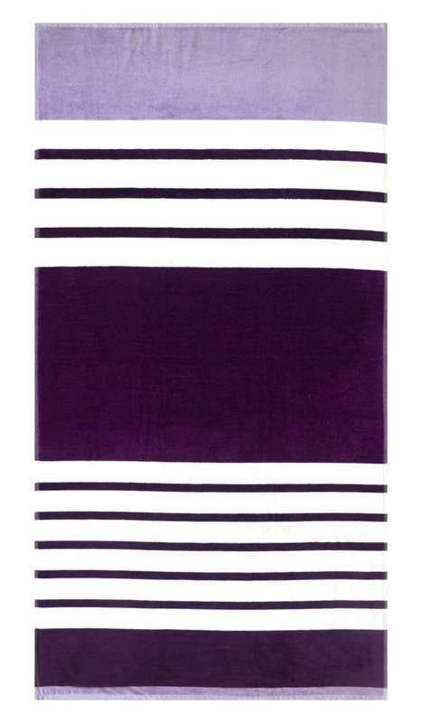 Bunty's Beach Towel 0700 - Design 258 - Slightly Imperfect - 097x188cms - Stripes - 734GMS