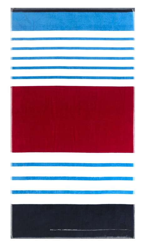 Bunty's Beach Towel 0700 - Design 258 - Slightly Imperfect - 097x188cms - Stripes - 734GMS