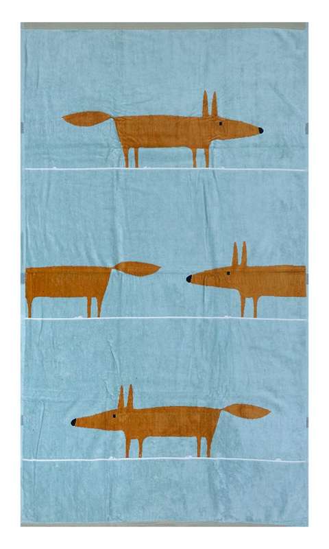Bunty's Beach Towel 0700 - Design 097 - 095x150cms - Joules Mr Fox - 730GMS