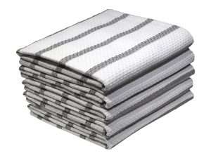 Bunty's Kitchen Towel - Design 2424 - 047x071cms - (05 Pc Pack) - Stripes