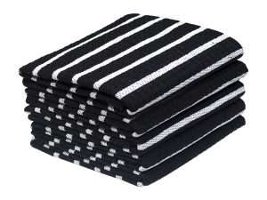 Bunty's Kitchen Towel - Design 2435 - 039x059cms - (05 Pc Pack) - Stripes