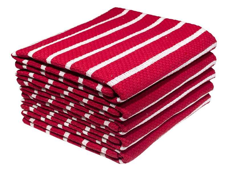 Bunty's Kitchen Towel - Design 2435 - 039x059cms - (05 Pc Pack) - Stripes
