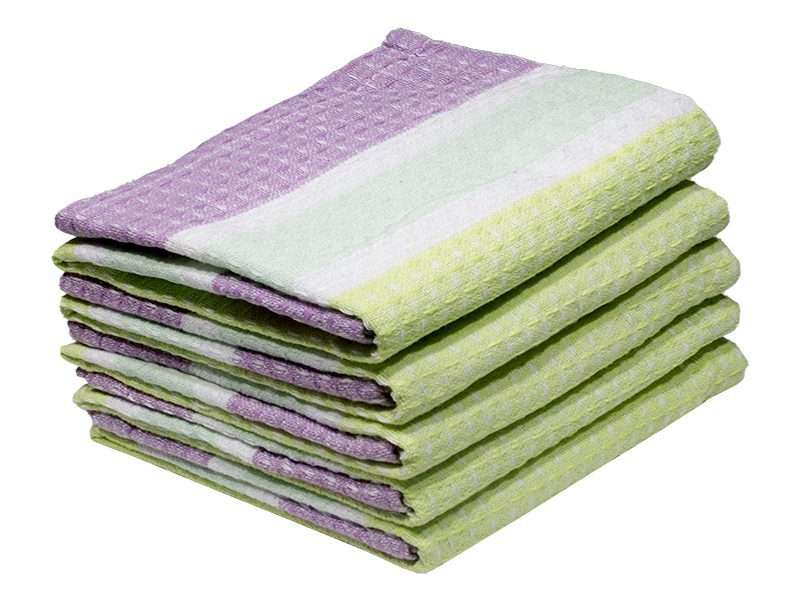 Bunty's Kitchen Towel - Design 2139 - 041x061cms - (05 Pc Pack) - Big Stripes