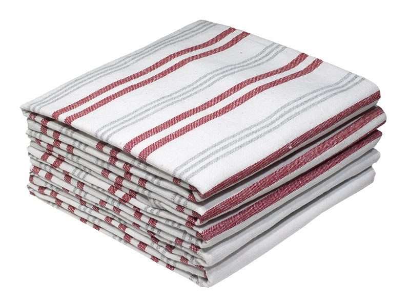 Bunty's Kitchen Towel - Design 2470  - 050x072cms - (05 Pc Pack) - Stripes