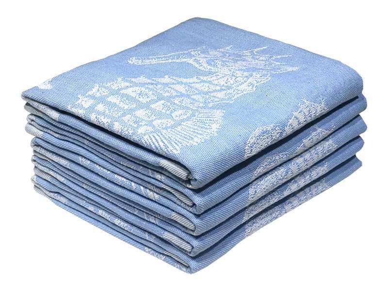 Bunty's Kitchen Towel - Design 2473  - 046x070cms - (05 Pc Pack) - Sea Dragon