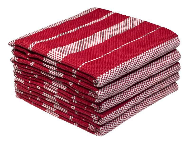 Bunty's Kitchen Towel - Design 2482 - 052x068cms - (05 Pc Pack) - Sripes