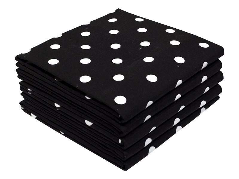 Bunty's Kitchen Towel - Design 2490 - 052x076cms - (05 Pc Pack) - Polka Dots