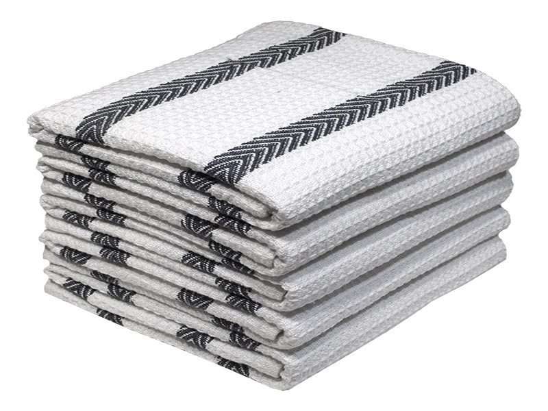 Bunty's Kitchen Towel - Design 2496  - 047x072cms - (05 Pc Pack) - Stripes