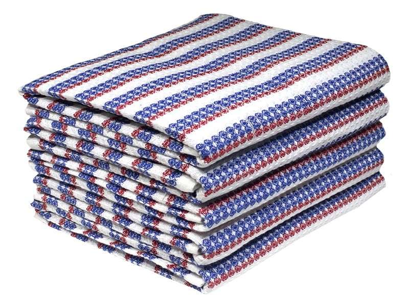 Bunty's Kitchen Towel - Design 2520  - 046x074cms - (05 Pc Pack) - Stripes