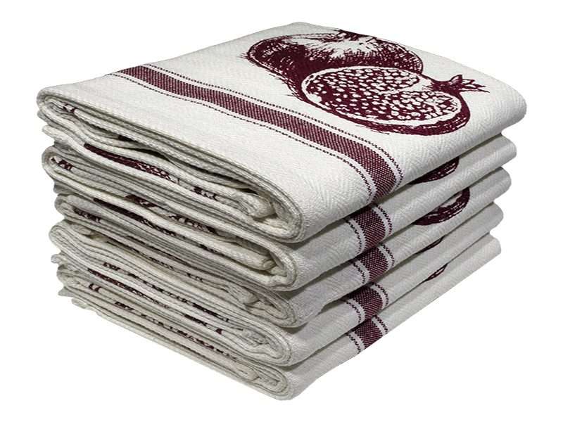 Bunty's Kitchen Towel - Design 2546  - 046x072cms - (05 Pc Pack) - Fruits