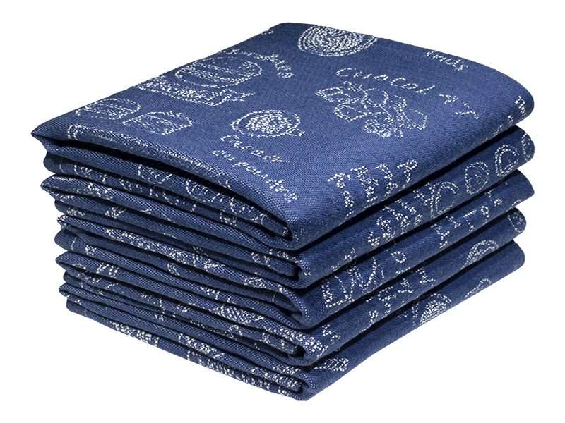 Bunty's Kitchen Towel - Design 2560  - 048x070cms - (05 Pc Pack) - Chocolat