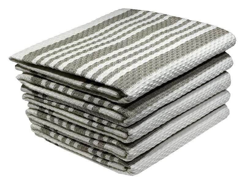 Bunty's Kitchen Towel - Design 2378 - 050x080cms - (05 Pc Pack) - Stripes