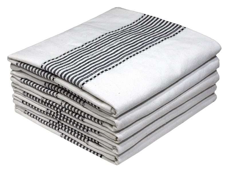 Bunty's Kitchen Towel - Design 2401 - 0x0cms (05 Pc Pack) - Stripes