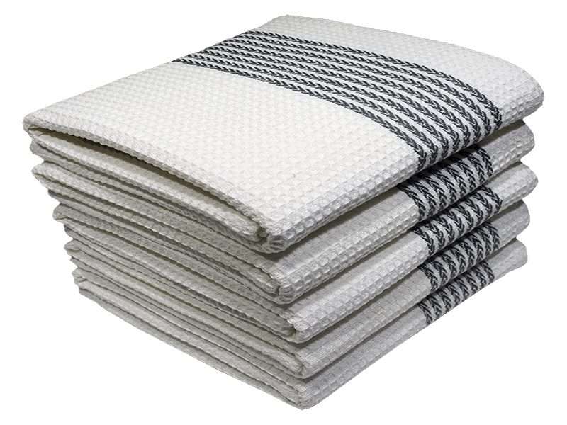 Bunty's Kitchen Towel - Design 2417 - 056x079cms - (05 Pc Pack) - Stripes