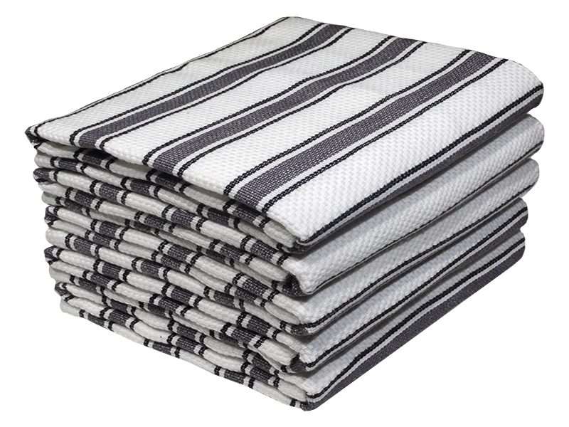 Bunty's Kitchen Towel - Design 2426 - 047x071cms - (05 Pc Pack) - Stripes
