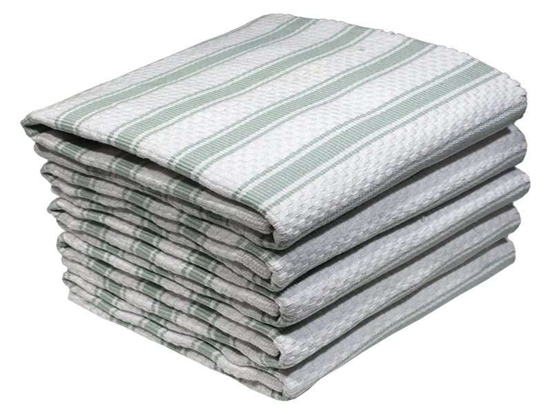 Bunty's Kitchen Towel - Design 2426 - 047x071cms - (05 Pc Pack) - Stripes
