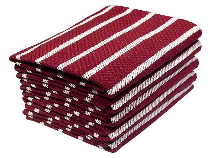 Bunty's Kitchen Towel - Design 2435 - 039x059cms - (05 Pc Pack) - Stripes