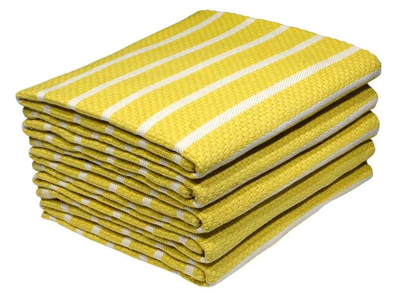 Bunty's Kitchen Towel - Design 2435 - 039x059cms - (05 Pc Pack) - Stripes
