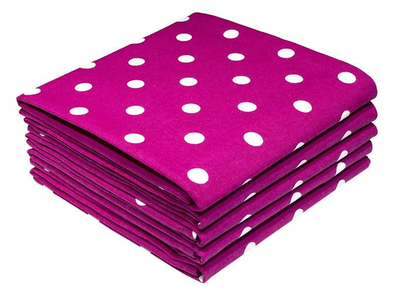 Bunty's Kitchen Towel - Design 2490 - 052x076cms - (05 Pc Pack) - Polka Dots